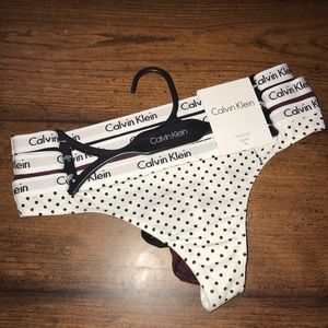 New with tags. Calvin Klein Thongs Size SMALLS